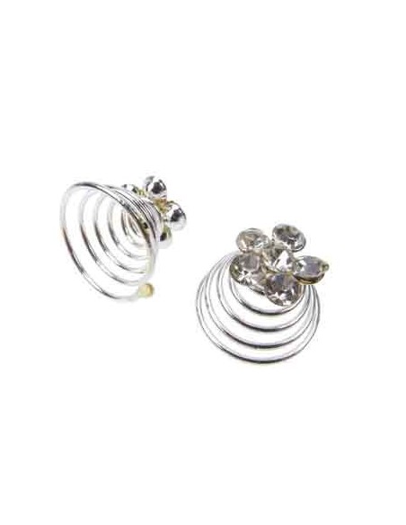 00-DECORCOIF TORTIDIAM x6  STRAS+ARGENT          P