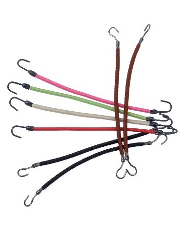 00-ELASTIC A CROCHET 12 PIECES MULTICOLOR 130MM  P