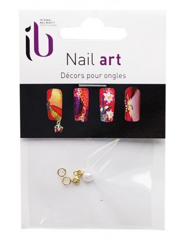 00-SINA-MANUC BIJOU OR DORE ONGLE PERLE       TF-P