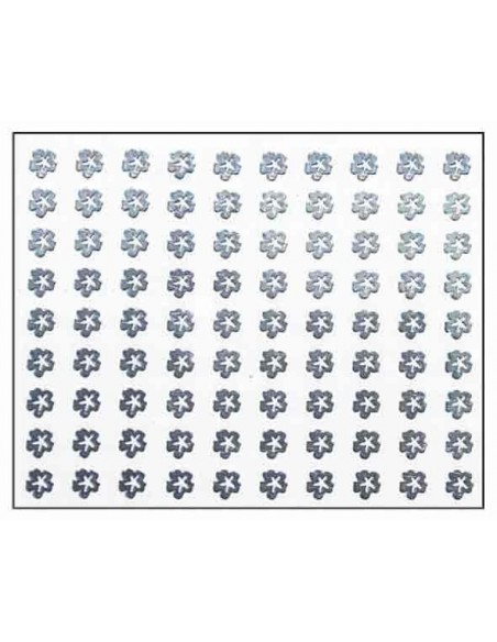 00-SINA-MANUC DECOR ONG ARGENT FLEURS MNS04   TF-P