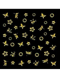 00-SINA-MANUC DECOR ONGLE DOREE FLEURS  XTS147TF-P 2