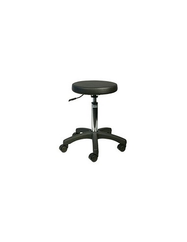 TABOURET TAKA SUPER ECO NOIR55à75CmROULET.AXE11M P