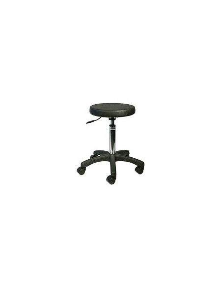 TABOURET TAKA SUPER ECO NOIR55à75CmROULET.AXE11M P
