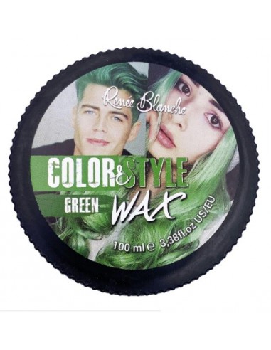 COLOR & STYLE WAX GREEN POT 100ML                P