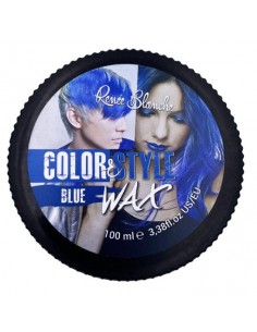 COLOR & STYLE WAX BLUE POT 100ML                 P