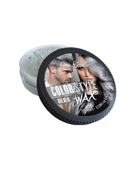 COLOR & STYLE WAX SILVER POT 100ML               P