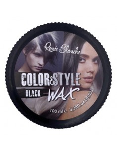 COLOR & STYLE WAX BLACK POT 100ML                P