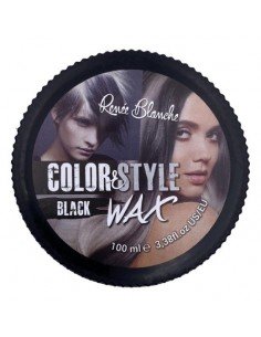 COLOR & STYLE WAX BLACK POT 100ML                P