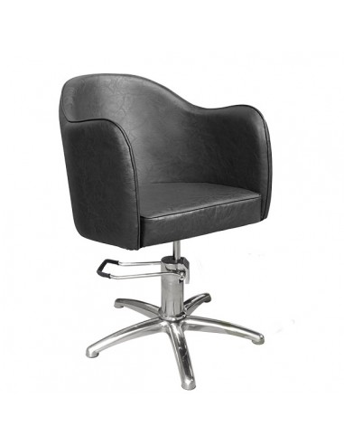 Fauteuil VENEZIA Noir Pompe Hydraulique