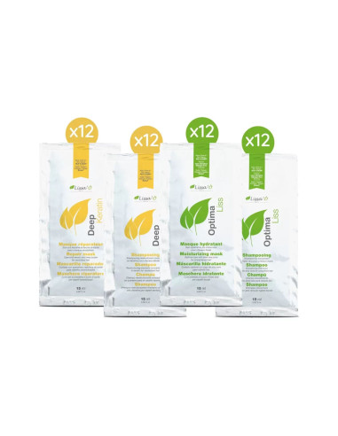 Assortiments de shampoing et de soins...