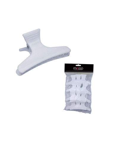 Pince Croco Blanche  X12 Eco - 8 Cm