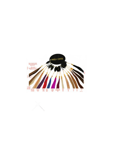Nuancier pour mèches "RemyHair" - 16...