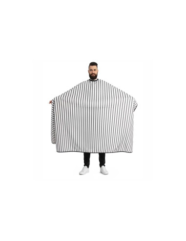 MAXI CAPE- RAYEE 5 CLIPS GRIS BARBER...