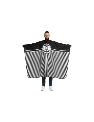MAXI CAPE- BARBER 5 CLIPS GRIS +...