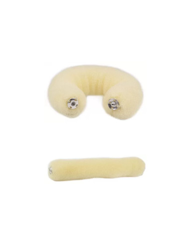 Crépon boudin pour chignon "Blond" -...